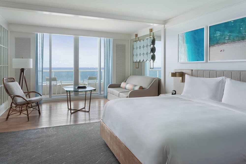 Habitación Estándar 1 dormitorio con balcón y frente al océano The Ritz-Carlton, Fort Lauderdale