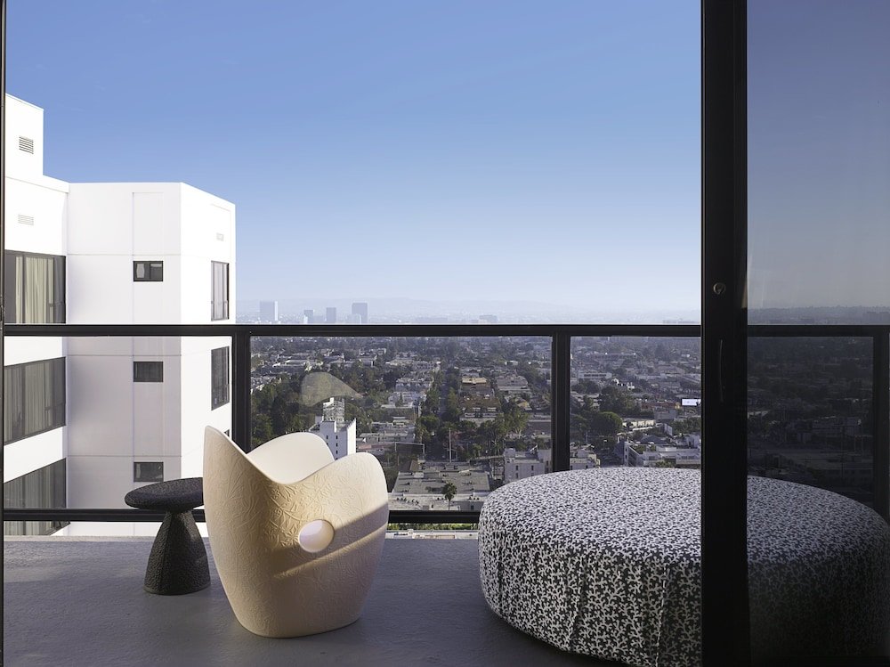 Номер Standard Пентхаус с балконом Mondrian Los Angeles in West Hollywood