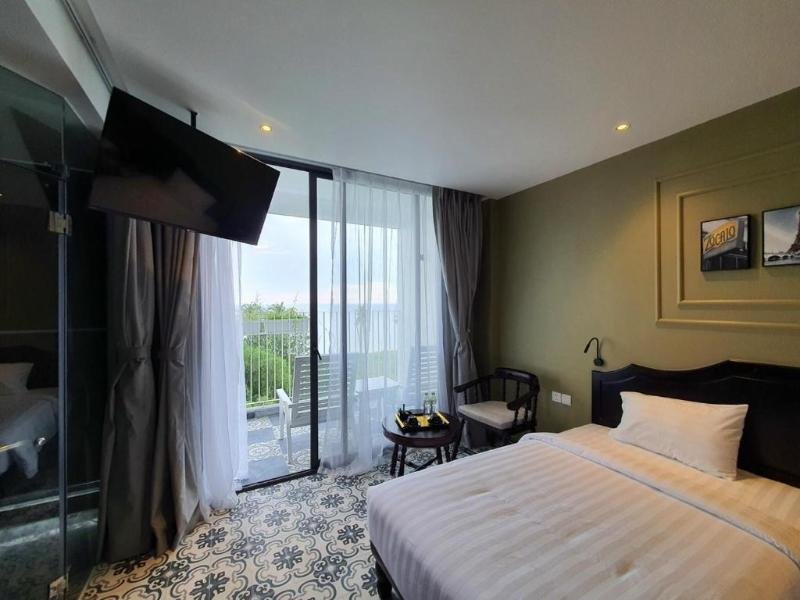 Deluxe double chambre avec balcon et Vue montagne The Palmy Phu Quoc Resort & Spa