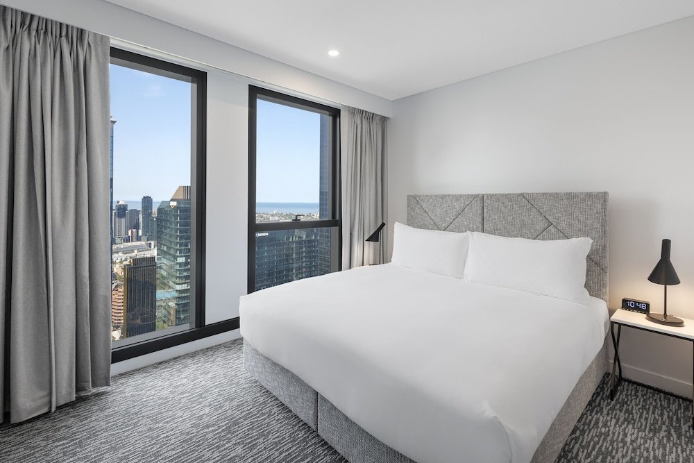 Люкс с 3 комнатами Meriton Suites King Street Melbourne