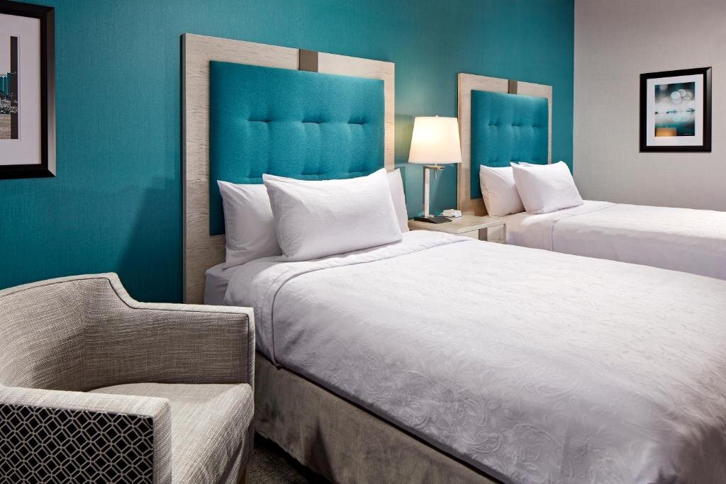 Suite cuádruple 1 dormitorio con vista al patio Homewood Suites By Hilton Long Beach Airport