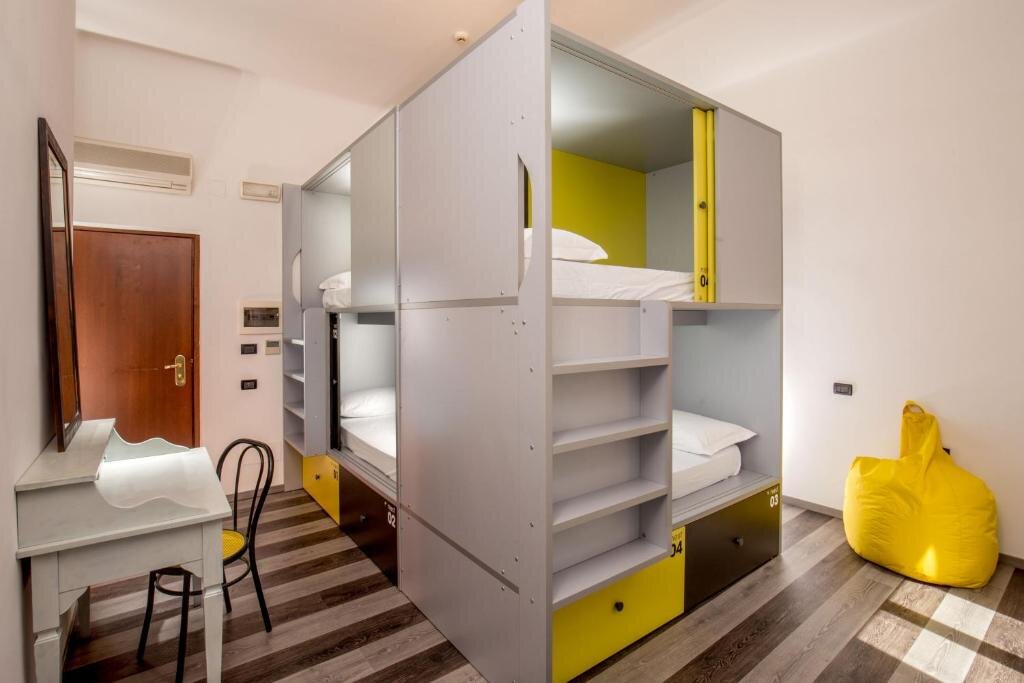 Кровать в общем номере (женский номер) Free Hostels Roma