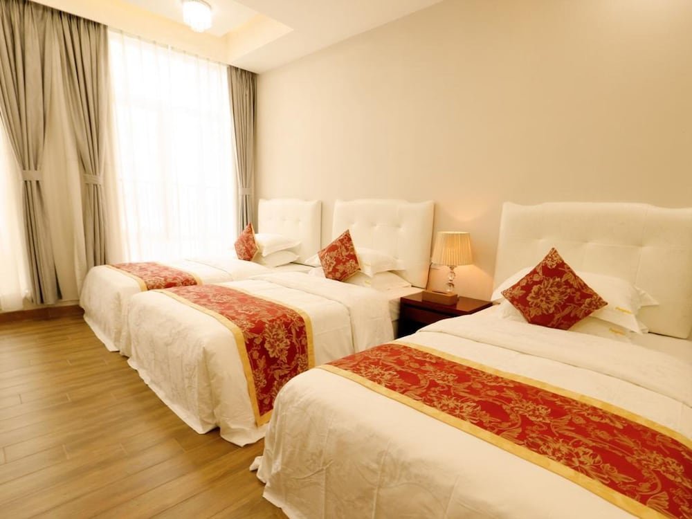 Deluxe Dreier Zimmer Guangzhou Pengman Apartment Huanshidong