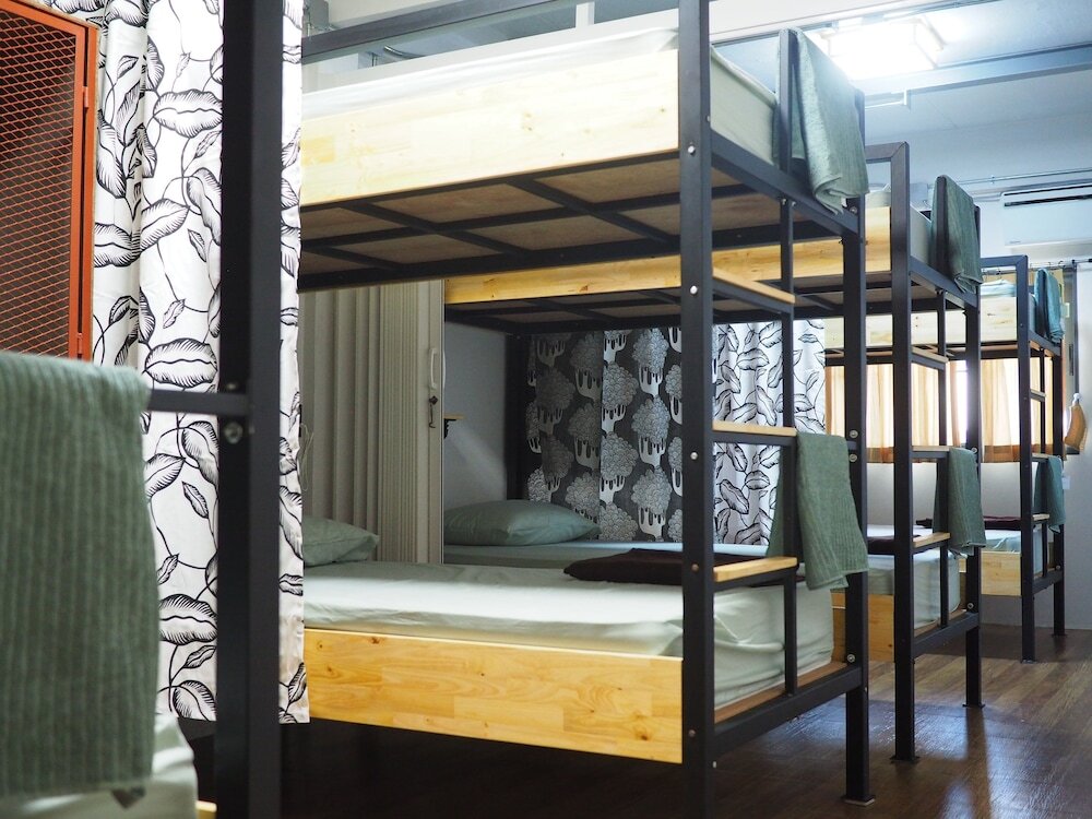 Кровать в общем номере Hybrit Hostel & Cafe