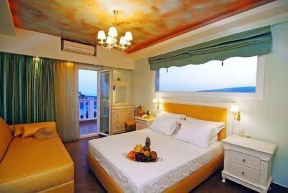 Habitación De lujo con balcón y frente a la playa Hotel Parga Princess