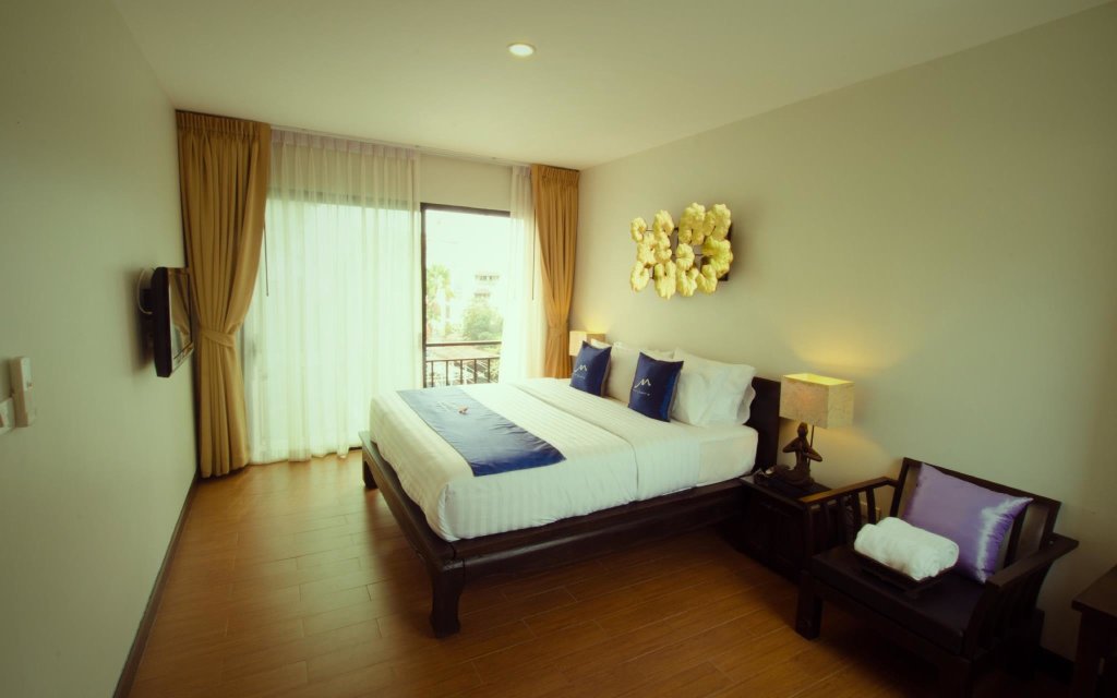 Suite 1 Schlafzimmer mit Blick Maytara Hotel