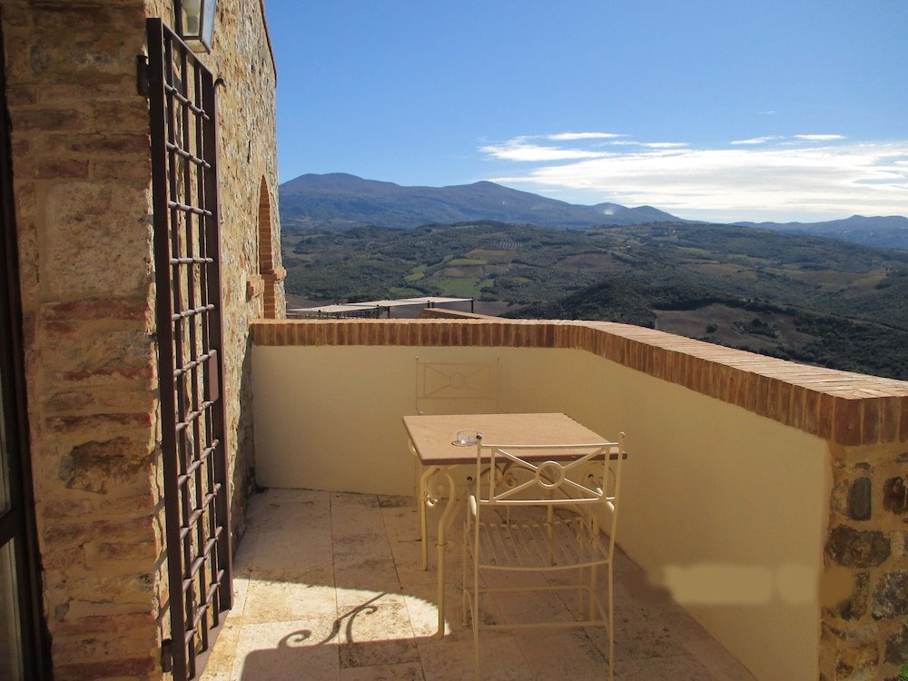 Habitación doble Estándar con balcón y con vista Castello di Velona