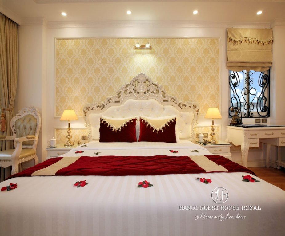 Habitación doble De ejecutivo con balcón y con vista a la ciudad Hanoi Hotel Royal