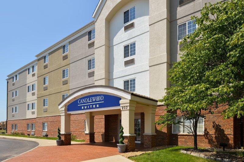 Letto in camerata Candlewood Suites Bloomington, an IHG Hotel