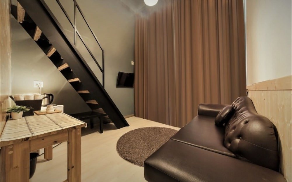 Cama en dormitorio compartido Hotel Hugh Loft in Incheon