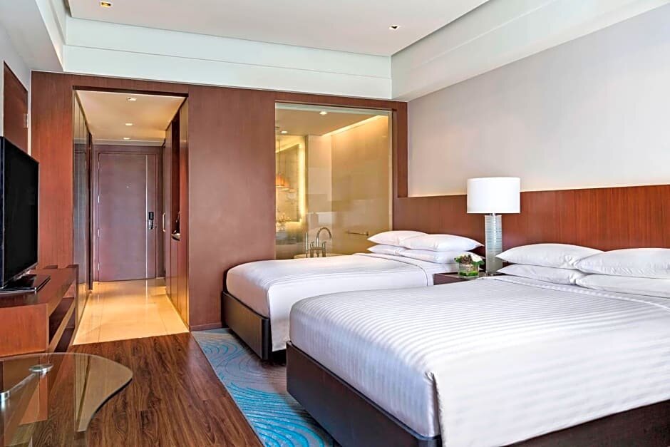 Standard quadruple chambre Vue sur la ville Manila Marriott Hotel