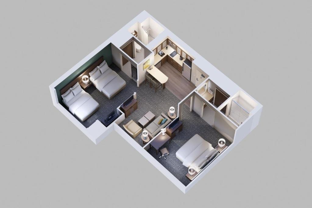 2 Bedrooms Suite Staybridge Suites - Orenco Station, an IHG Hotel