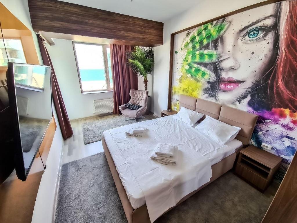 Апартаменты Deluxe Apartment 2 rooms with sea view