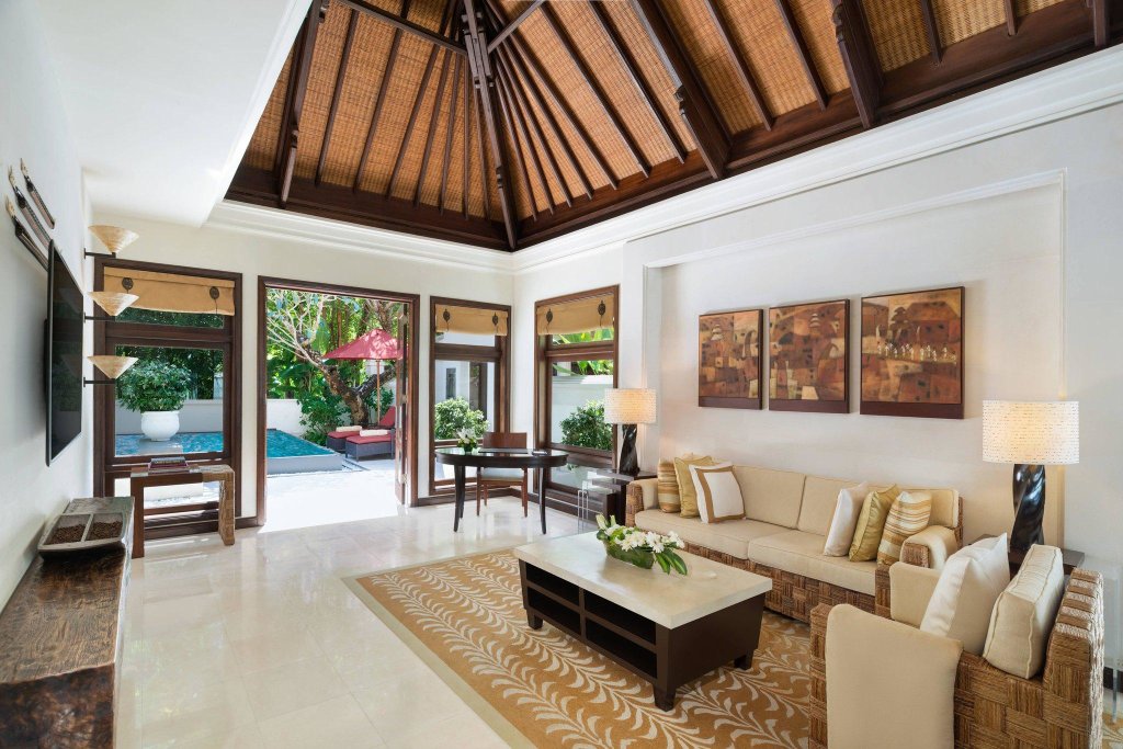 Двухместная Villa with Private Pool and Garden View Hibiscus c 1 комнатой The Laguna, A Luxury Collection Resort & Spa, Nusa Dua, Bali