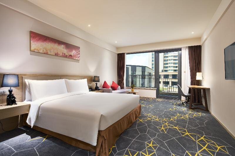 Habitación doble Estándar Q-Box Hotel Shanghai Sanjiagang -Offer Pudong International Airport and Disney shuttle