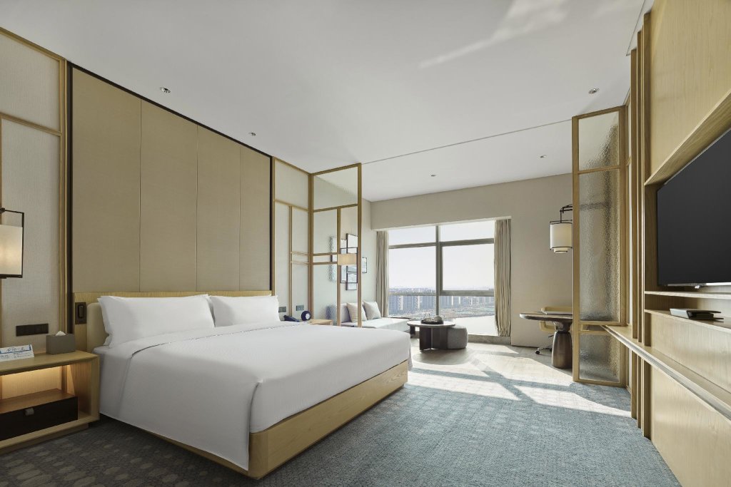 Standard Zimmer mit Seeblick Hilton Suzhou Yinshan Lake