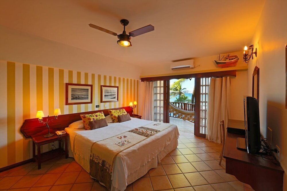 Двухместный номер Deluxe с балконом и с видом на море Manary Praia Hotel