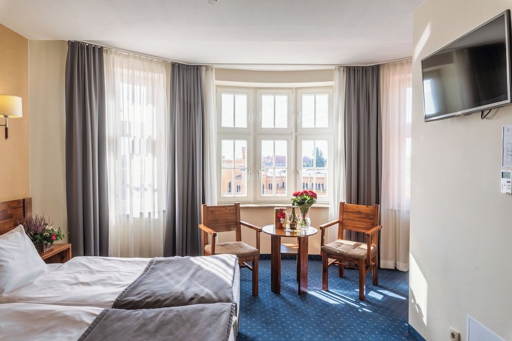 Двухместный номер Comfort с видом на город Hotel Piast Wrocław Centrum