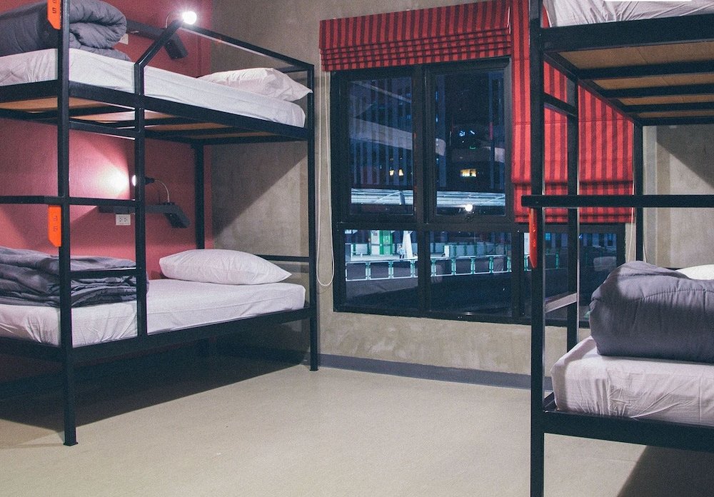 Кровать в общем номере A7 Hidden Hostel Bangkok