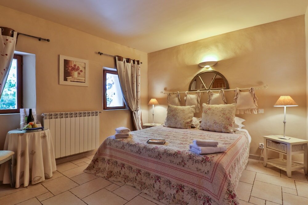 Двухместный номер Deluxe c 1 комнатой с видом на сад Le Domaine des Carmes & Spa
