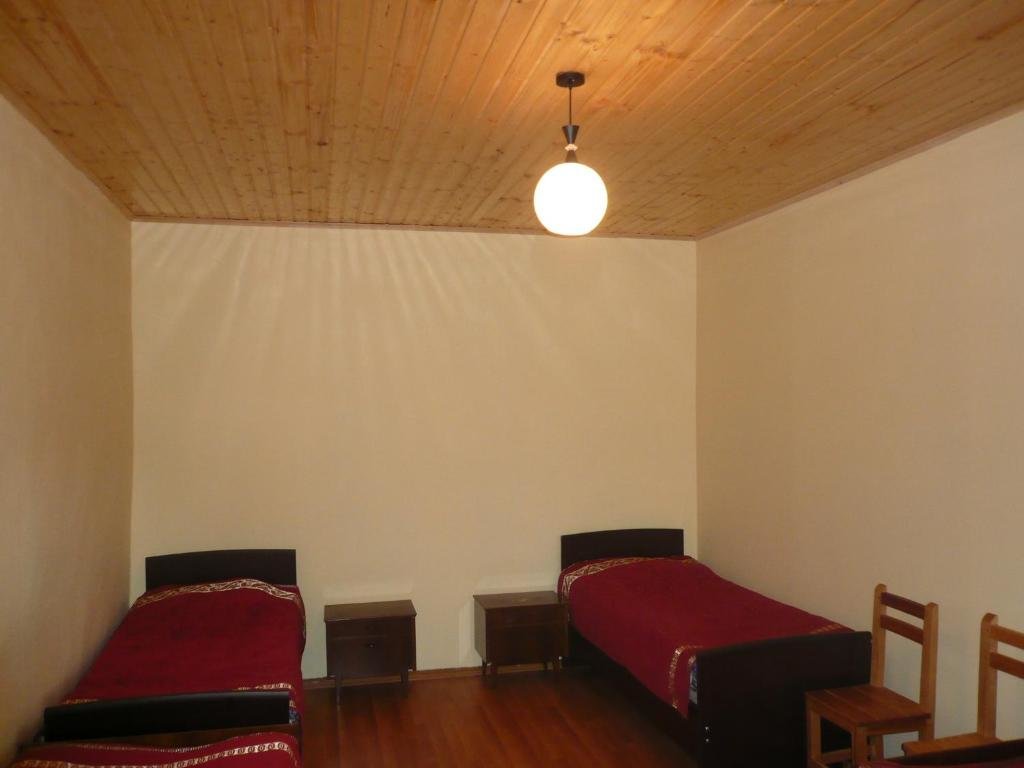 Кровать в общем номере Mestiatour Guest House