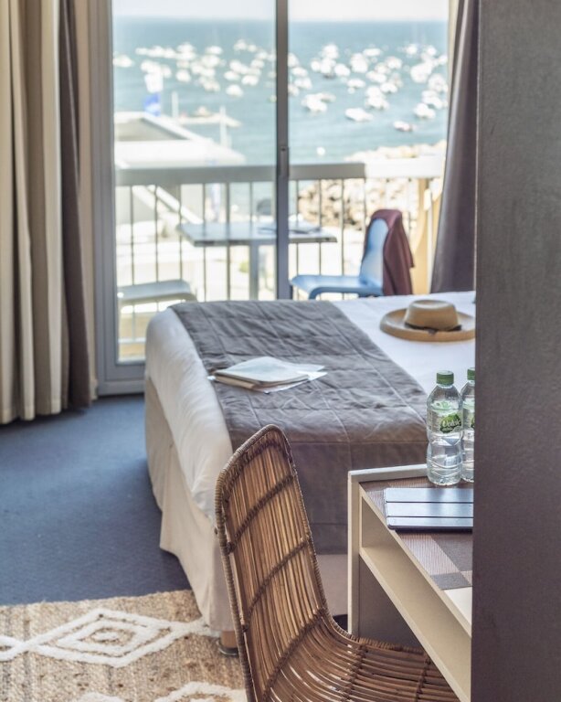 Двухместный номер Comfort с видом на океан Logis Hôtel Restaurant Le Calluna