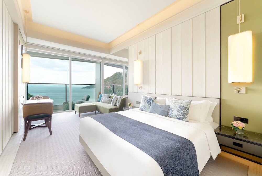 Habitación Estándar con balcón y frente al océano The Fullerton Ocean Park Hotel Hong Kong