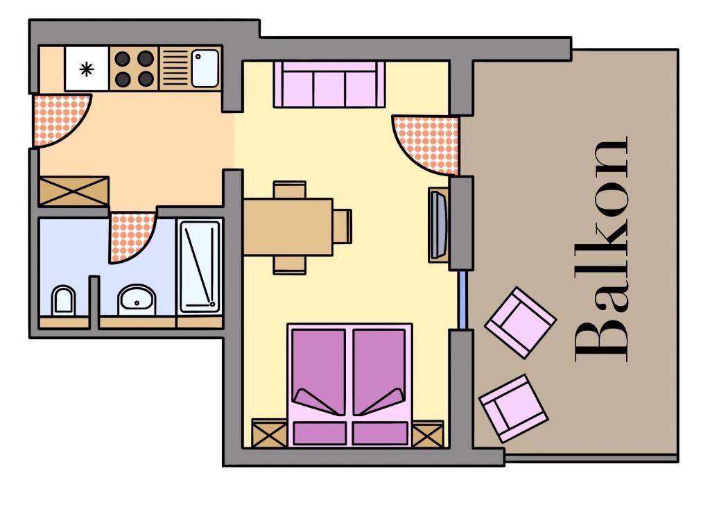 Апартаменты Appartementhaus Bellevue Binz