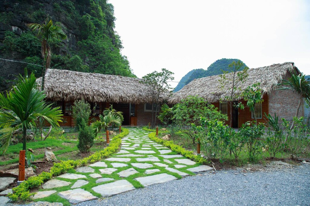 Cama en dormitorio compartido Trang An Mountain House