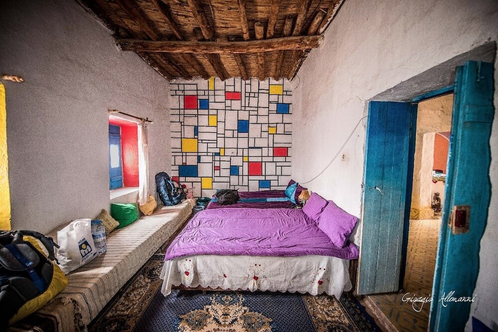 Cama en dormitorio compartido Haddouch House