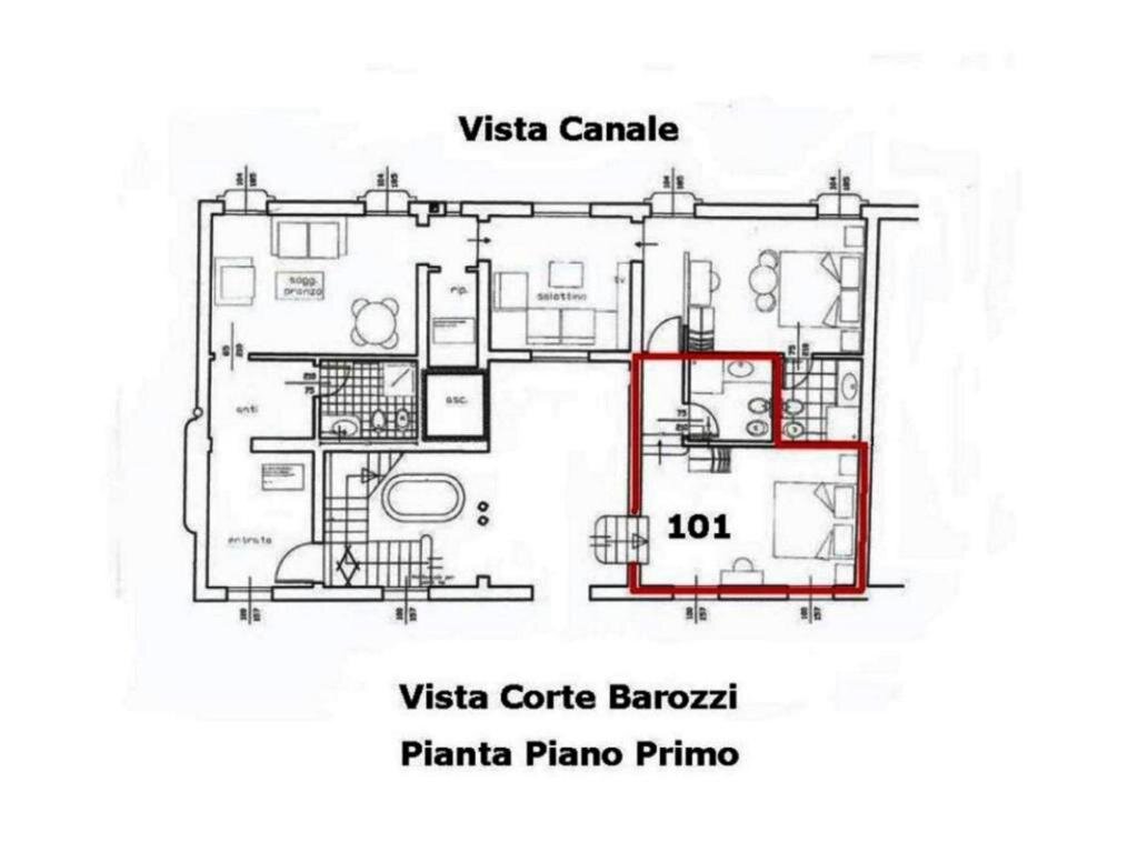 Standard double chambre Corte Barozzi Venice Suites
