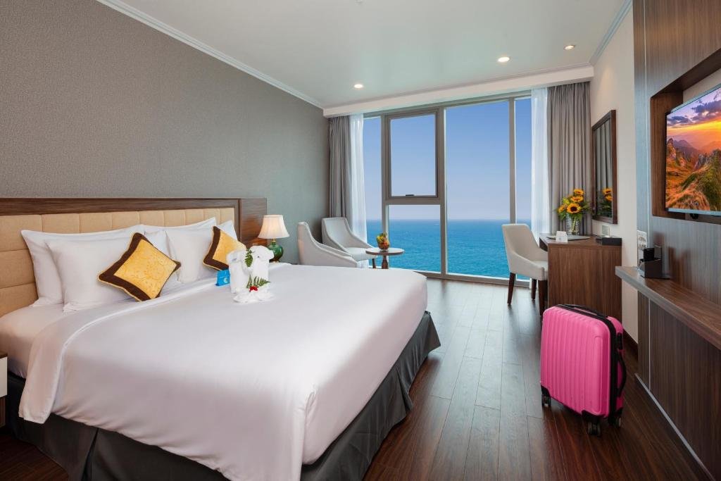 Camera doppia Deluxe con vista mare Nha Trang Horizon Hotel