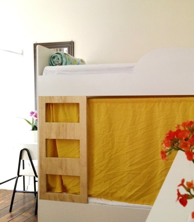 Кровать в общем номере Hostel Liberdade