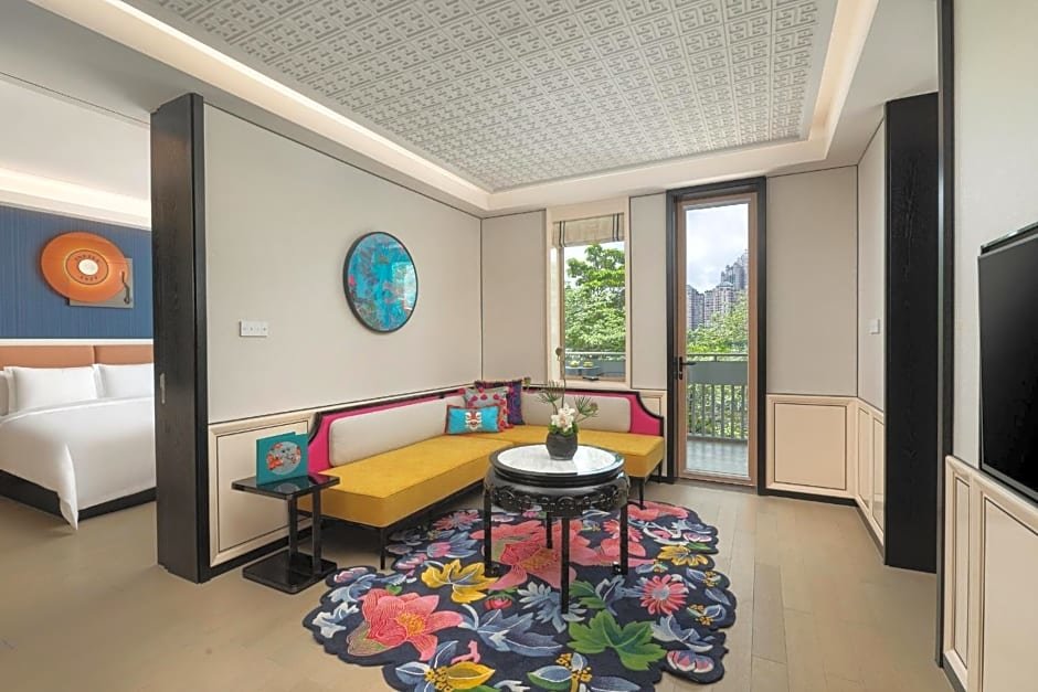 Suite doppia 1 camera da letto con vista sul fiume Hotel Indigo Guangzhou Haixinsha, an IHG Hotel