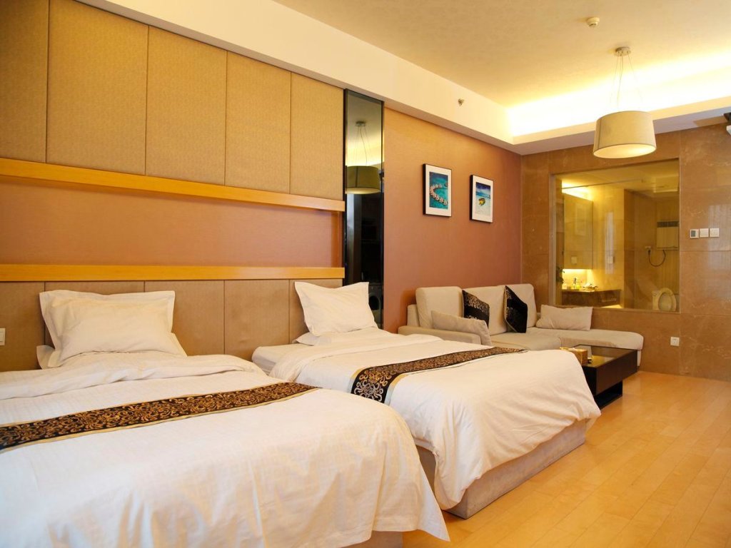 Deluxe double chambre Beijing Shanglv Zhixuan Yongli International Service Apartment