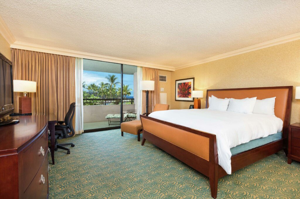 Habitación doble Estándar 1 dormitorio con vista al océano Hilton Grand Vacations Club Ocean Tower Waikoloa Village