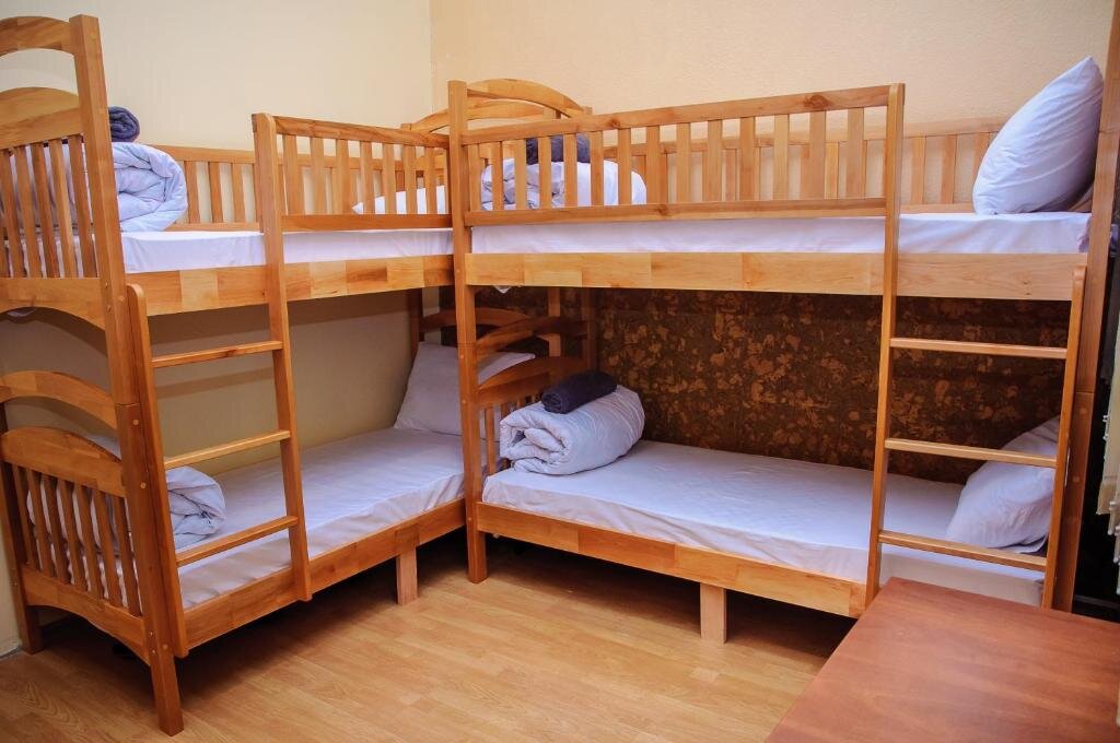 Кровать в общем номере (мужской номер) Golden Globus Hostel