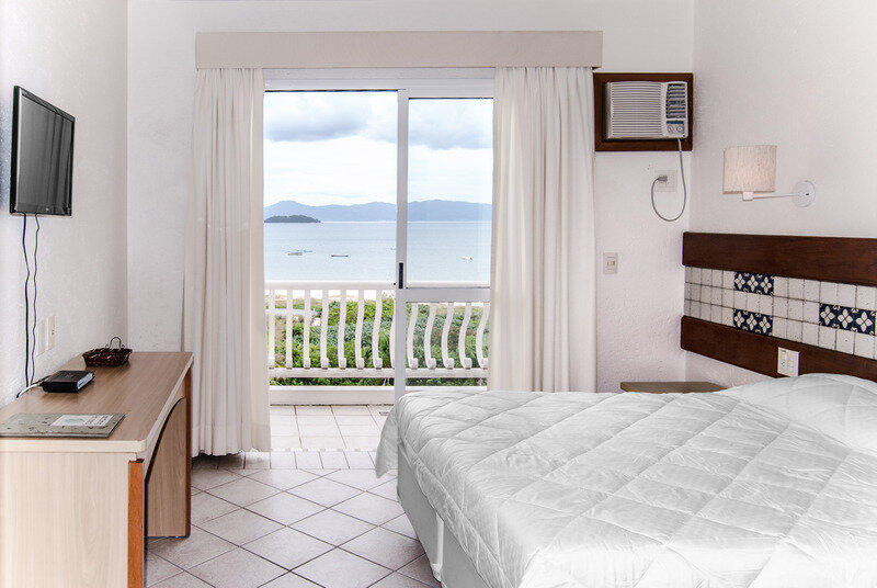 Habitación triple De lujo con balcón y con vista al océano Hotel Torres da Cachoeira
