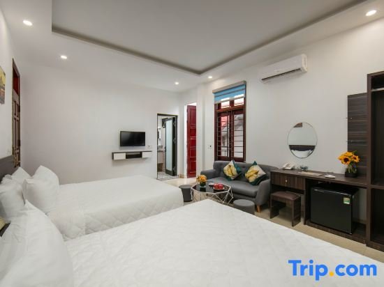 Habitación doble De lujo con vista a la ciudad Hanoi Airport Suites Hostel & Travel
