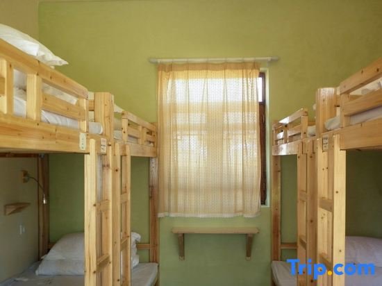 Кровать в общем номере (мужской номер) Lijiang Baisha There International Youth Hostel