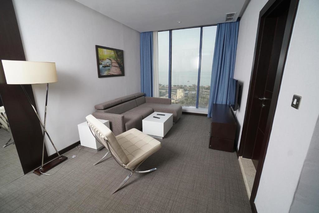 Апартаменты с 2 комнатами с видом на море Saray Hotel Apartments