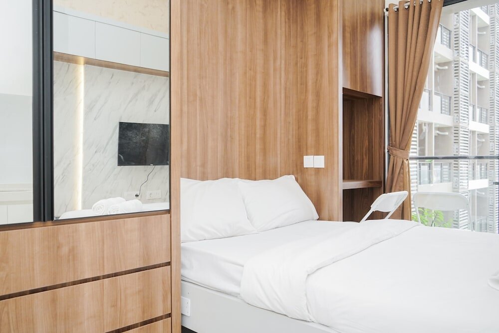 Standard chambre Cozy And Minimalist Studio Room At Sky House Bsd Apartment