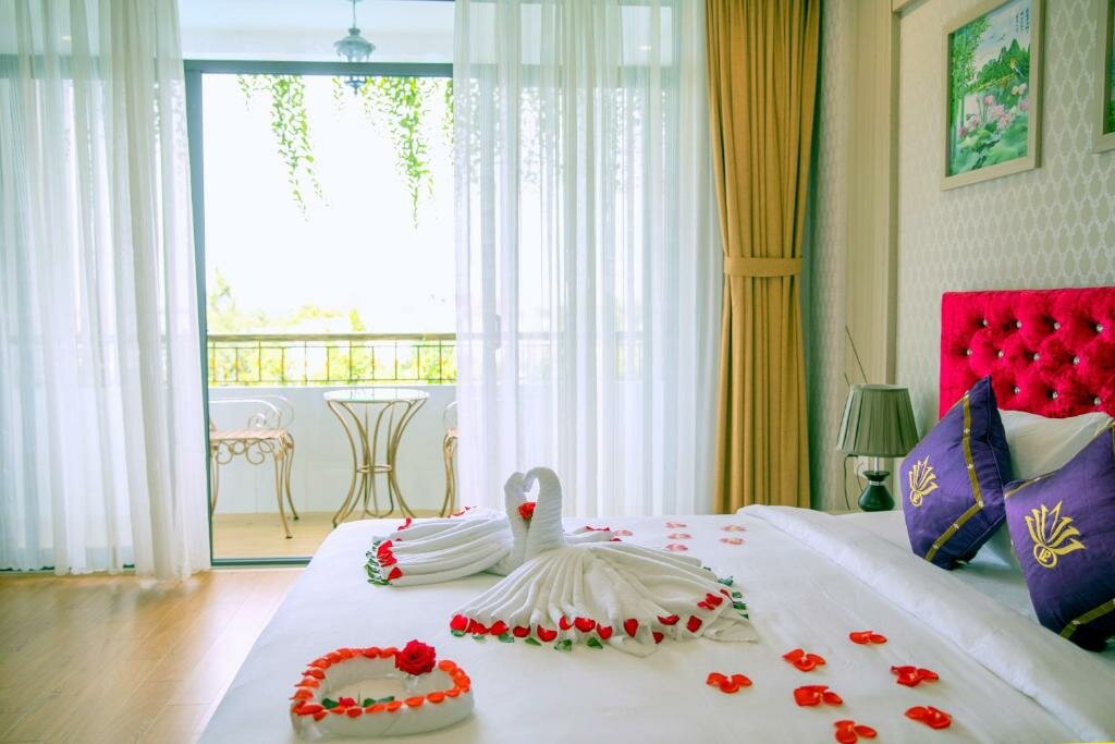 Deluxe double chambre avec balcon Con Khuong Resort Can Tho