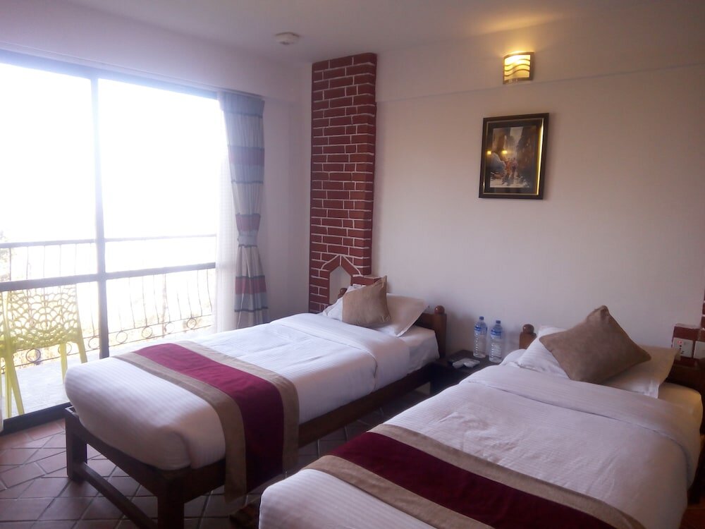 Двухместный номер Deluxe с балконом Hotel Himalayan Villa