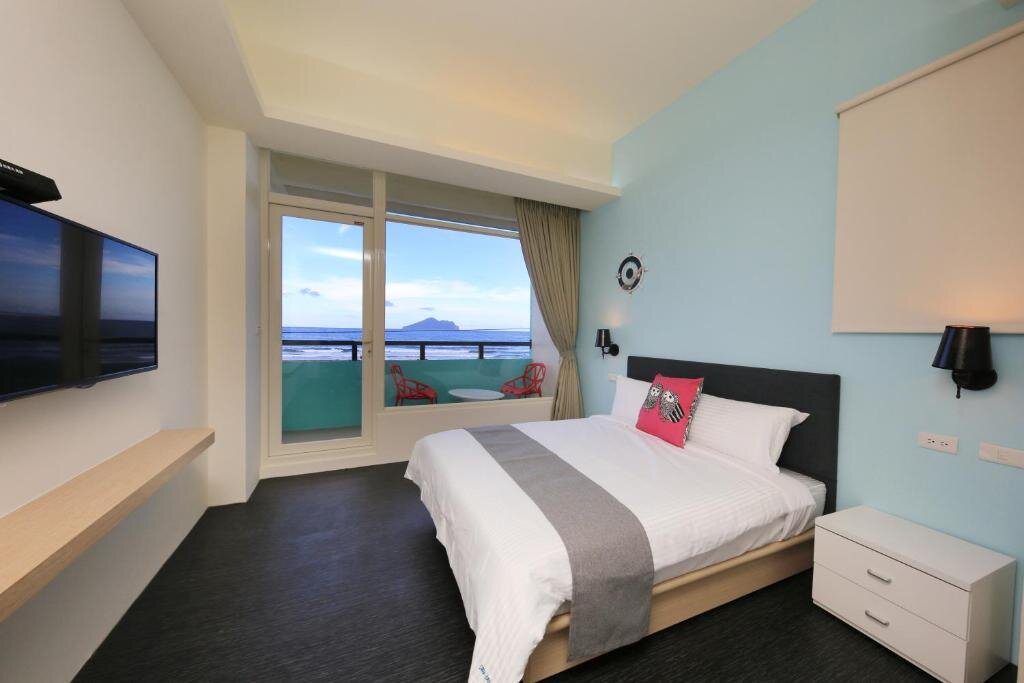 Standard Doppel Zimmer mit Balkon und mit Meerblick Ocean Sky Homestay