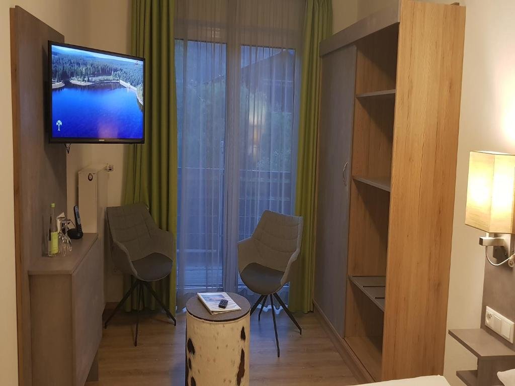 Camera doppia Standard con vista Hotel-Restaurant Bellevue
