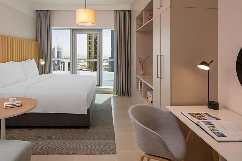 Двухместная студия-люкс с видом на Бурдж-Халифа Staybridge Suites Dubai Financial Centre, an IHG Hotel