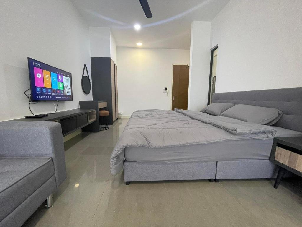 Апартаменты c 1 комнатой Melaka Imperio Residence with Wifi and PoolSeaview
