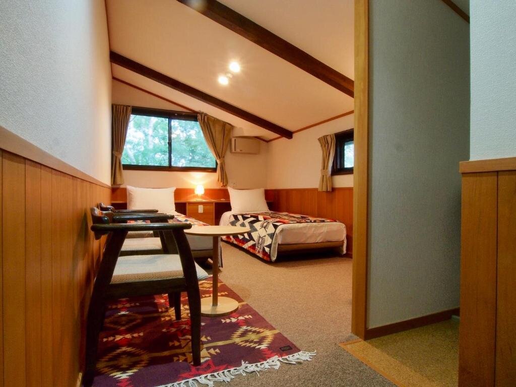 Standard Double room with mountain view Okushiga Lodge Yama no Manimani