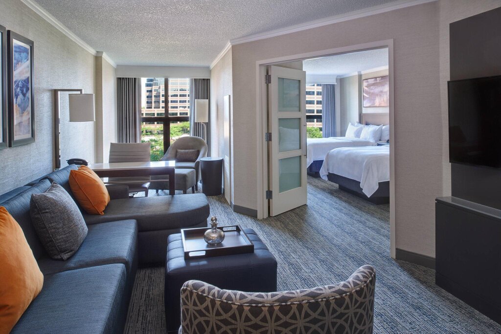 Doppel Suite 1 Schlafzimmer Chicago Marriott Suites O'Hare